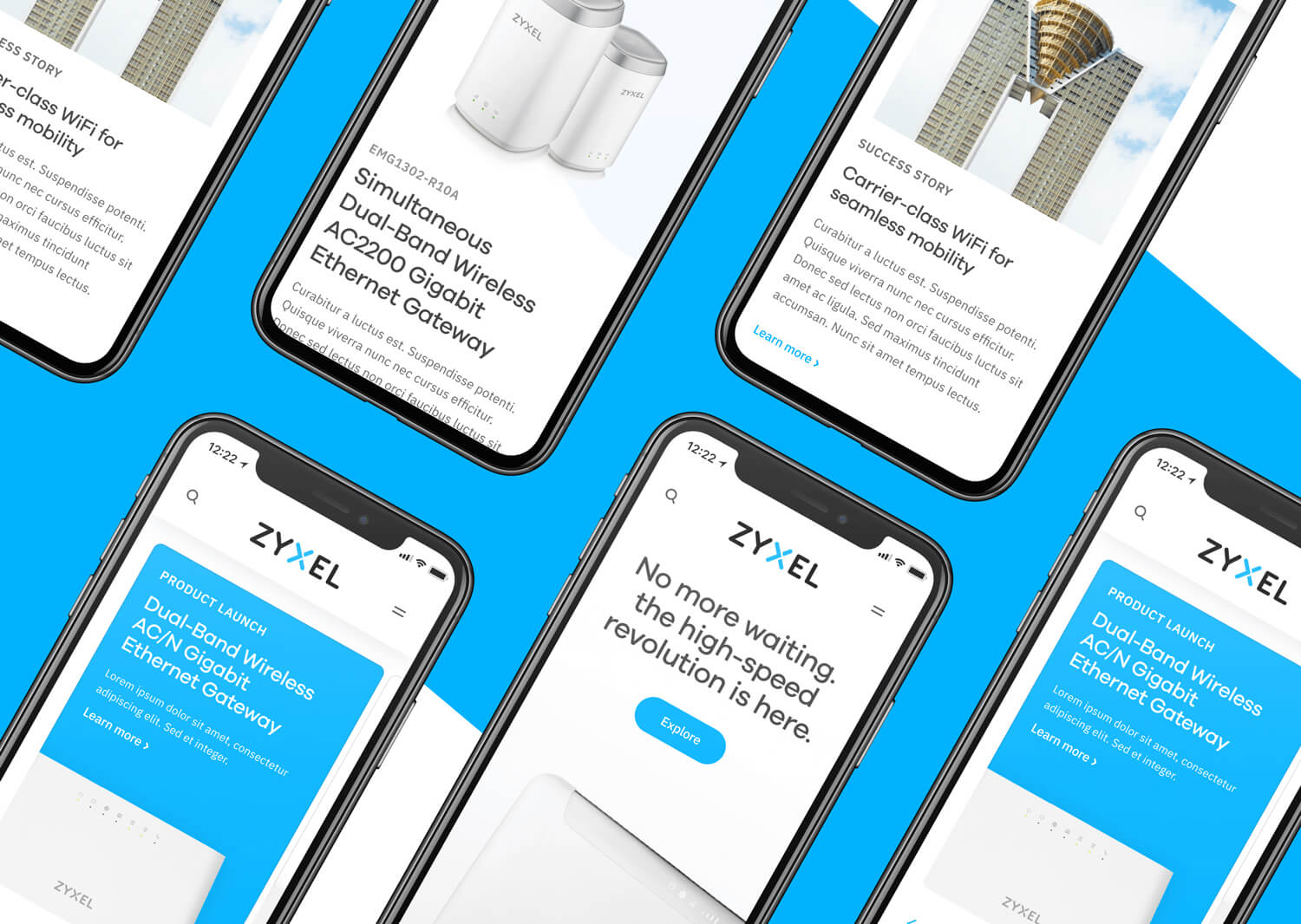 A flexible design system for Zyxel